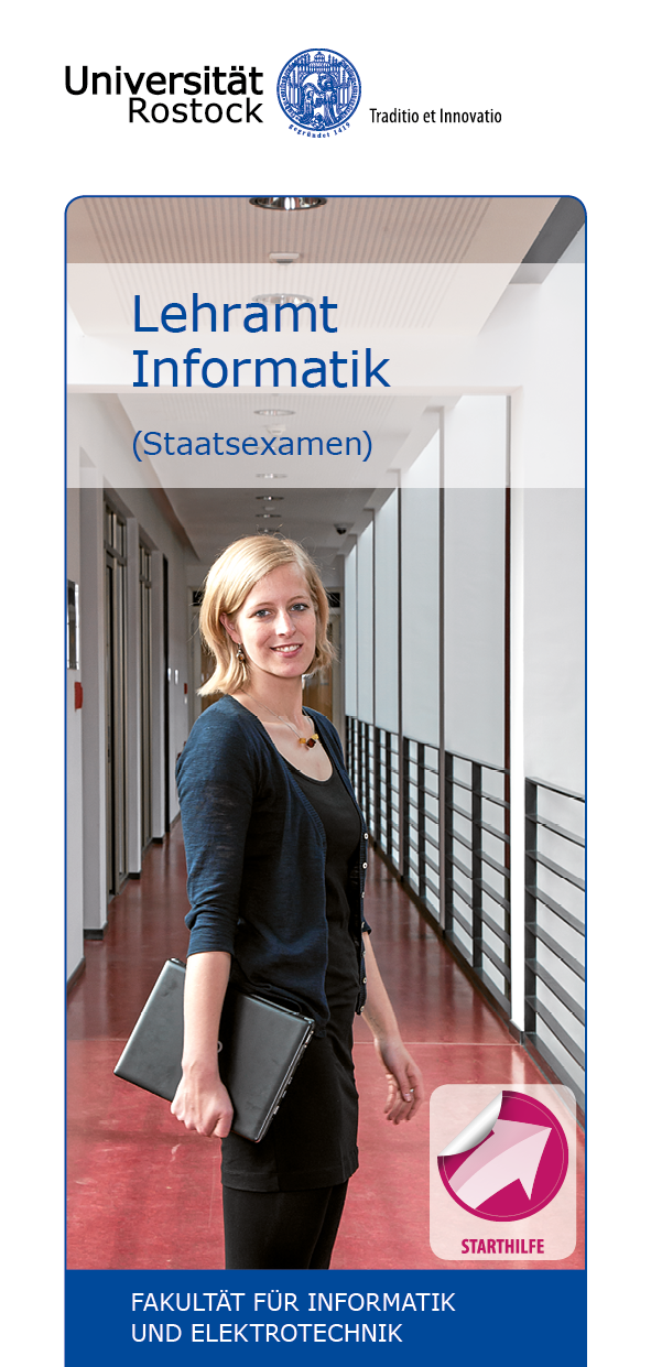 Flyer Informatik Lehramt für beide Schultypen